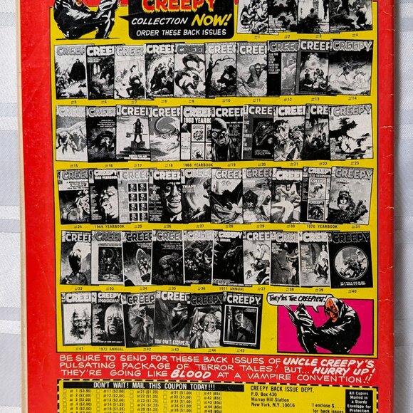 1972 CREEPY HORROR MAGAZINE VINTAGE BACK ISSUE #45 DUNGEONS OF THE SOUL BOOK - Picture 15 of 16